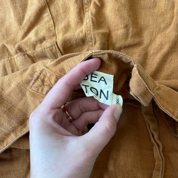 Beaton linen shortalls - Picture 5 of 5